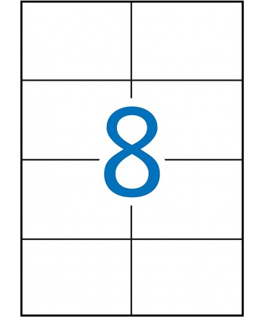 Etiquetas impresión 105x74MM 800u