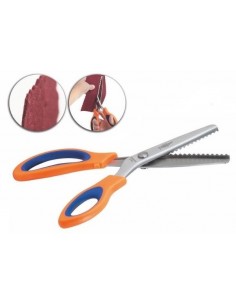 Tijera fieltro dentada borde picos. Faibo 2