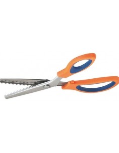 Tijera fieltro dentada borde ondas. Faibo