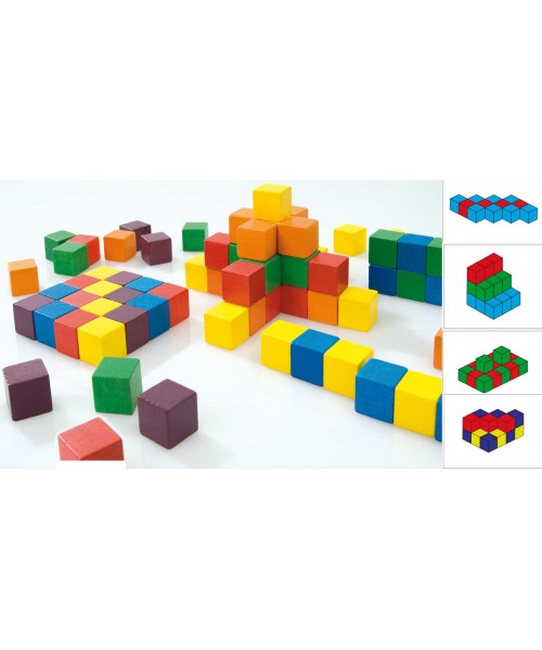 Cubos espaciales con modelos