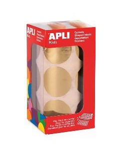 Gomets círculos XL Oro