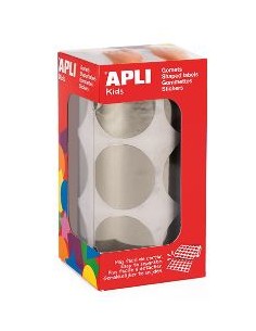 Gomets círculos XL Plata