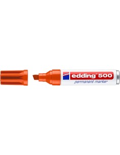 Rotulador edding 500 naranja