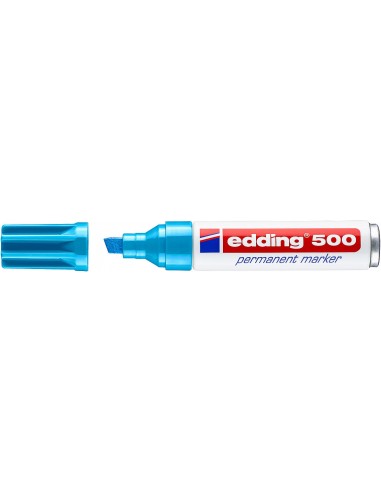 Rotulador edding 500 azul claro