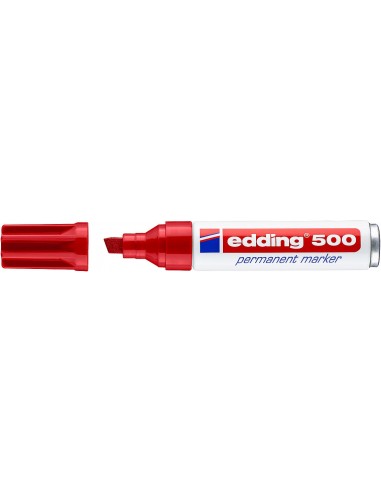 Rotulador edding 500 rojo