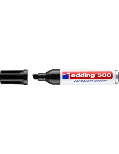 Rotulador edding 500 negro