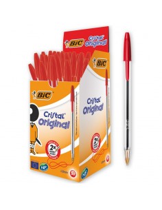 Bolígrafo Bic cristal - Rojo