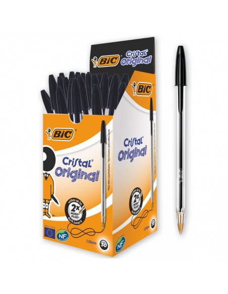 Bolígrafo Bic cristal - Negro