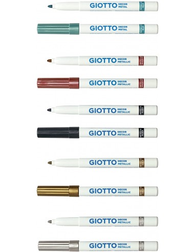 Rotuladores Maxi metallic Giotto 5 colores