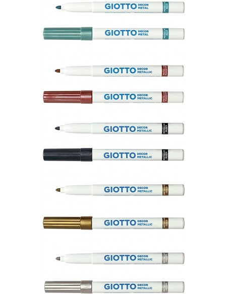 Rotuladores Maxi metallic Giotto 5 colores