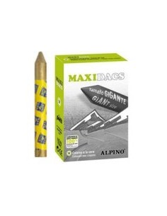 Caja 12 ceras Maxi dacs oro