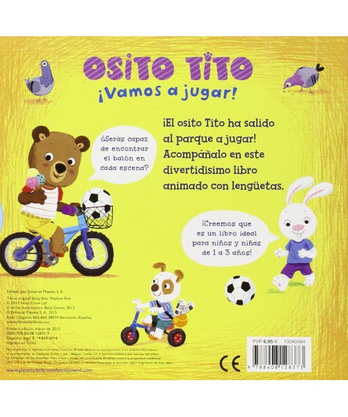La colección de Libros Osito Tito. Vamos a jugar 2