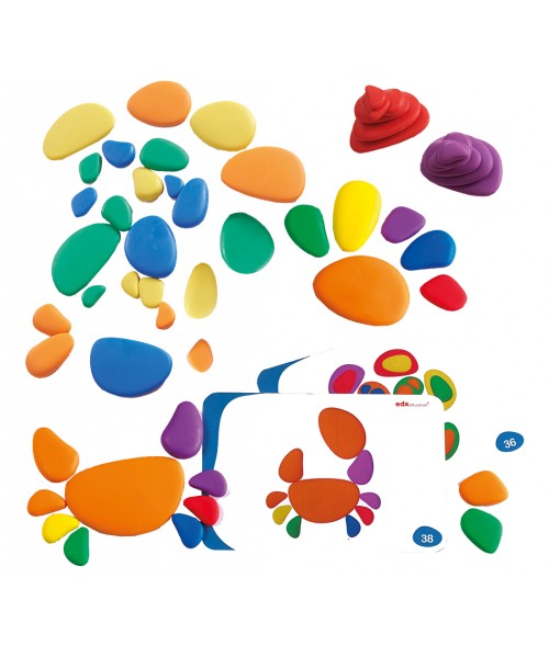 Mosaico piedra multicolor + modelos 2