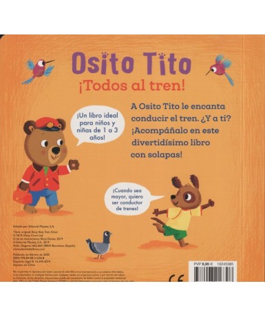 La colección de Libros Osito Tito. ¡ Todos al...