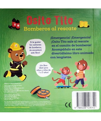 La colección de Libros Osito Tito. Bomberos al...