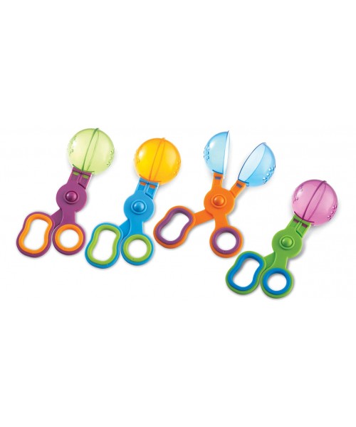 Bote 4 unidades Tijera cuchara. Learning 2