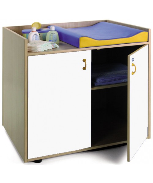 Mueble armario cambiador  Blanco