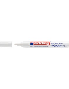 Rotulador de tinta opaca brillante 750 Edding blanco