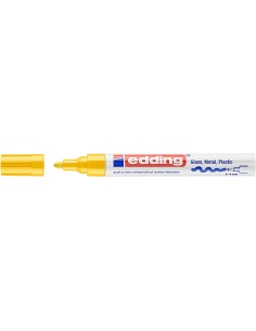 Rotulador de tinta opaca brillante 750 Edding amarillo