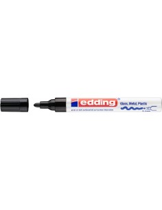 Rotulador de tinta opaca brillante 750 Edding negro