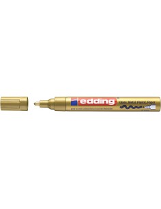 Rotulador de tinta opaca brillante 750 Edding oro