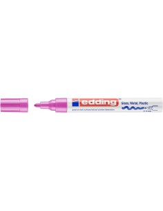 Rotulador de tinta opaca brillante 750 Edding rosa