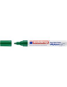 Rotulador de tinta opaca brillante 750 Edding verde