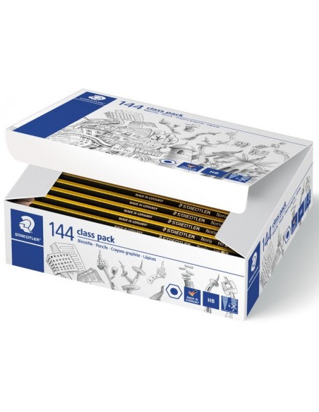 Noris caja 144 lápices