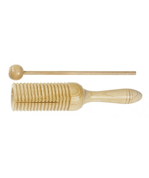 Güiro madera con maza