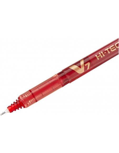 Bolígrafo pilot V7  tinta líquida rojo