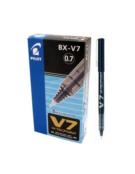 Bolígrafo pilot V7  tinta líquida negro