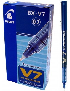 Bolígrafo pilot V7  tinta líquida azul