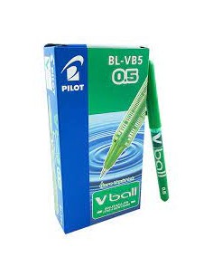 Bolígrafo V Ball verde