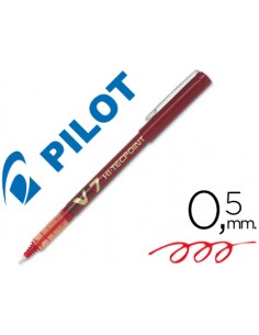 Bolígrafo pilot V7  tinta líquida rojo 2