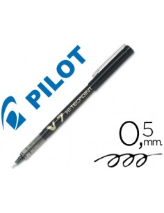 Bolígrafo pilot V7  tinta líquida negro 2