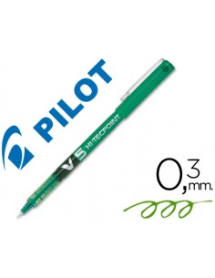 Bolígrafo pilot V5 verde 2