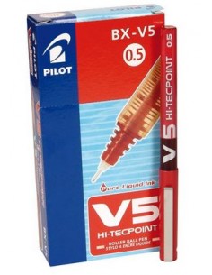 Bolígrafo pilot V5 rojo