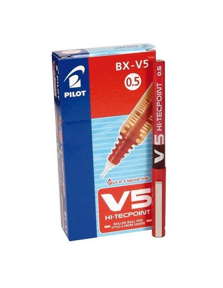 Bolígrafo pilot V5 rojo