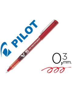 Bolígrafo pilot V5 rojo 2