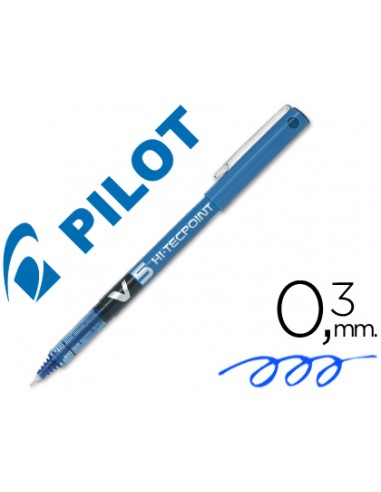 Bolígrafo pilot V5 azul