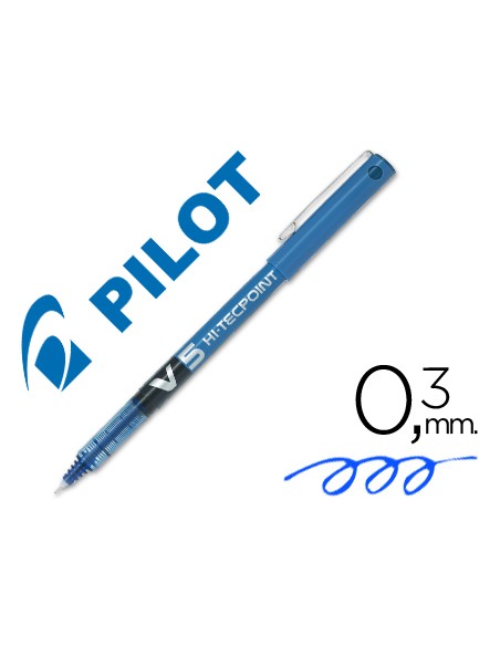 Bolígrafo pilot V5 azul