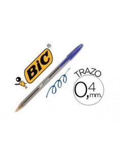 Bolígrafo Bic cristal - Azul 2