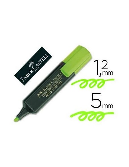 Rotulador fluorescente - Verde - 10 unidades