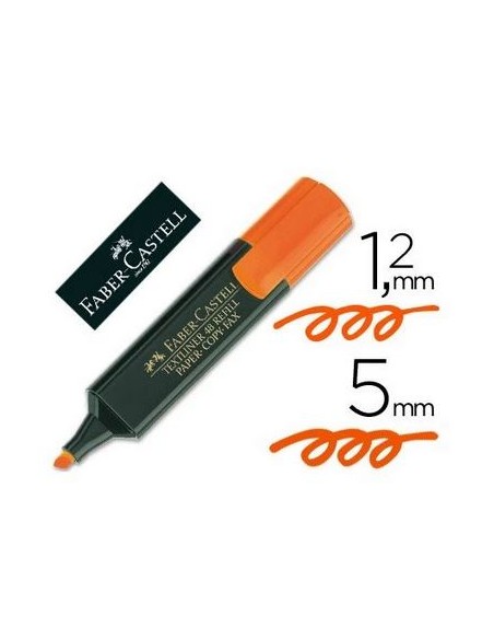 Rotulador fluorescente - Naranja - 10 unidades