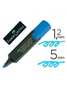 Rotulador fluorescente - Azul - 10 unidades