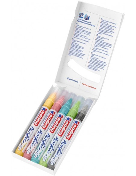Marcador Edding acrílico pastel