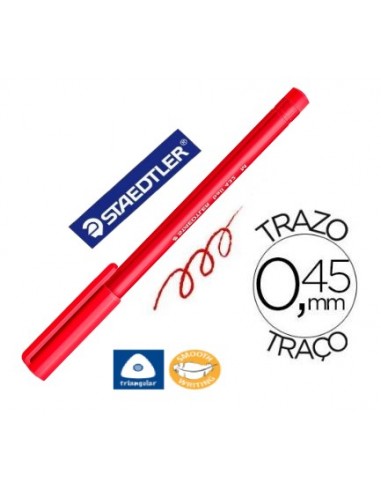 Bolígrafo staedtler 432 - Rojo