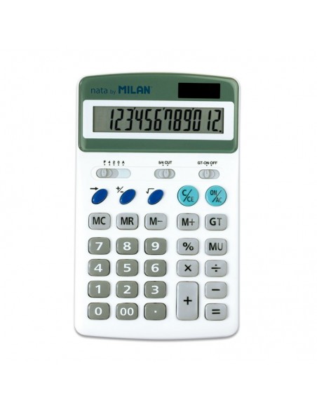 Blíster calculadora Milan, 12 dígitos oficina