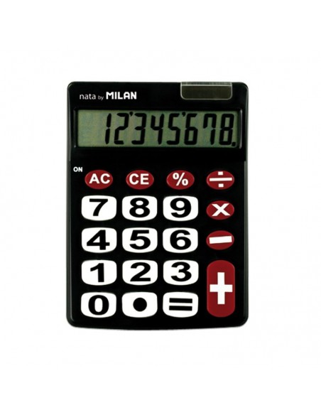 Calculadora Milan, 8 dígitos, teclas grandes