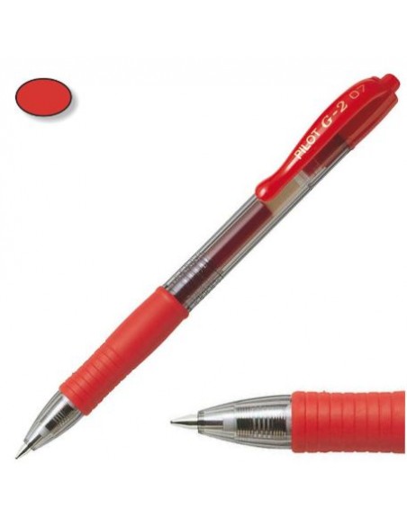 Bolígrafo pilot G-2 - Rojo
